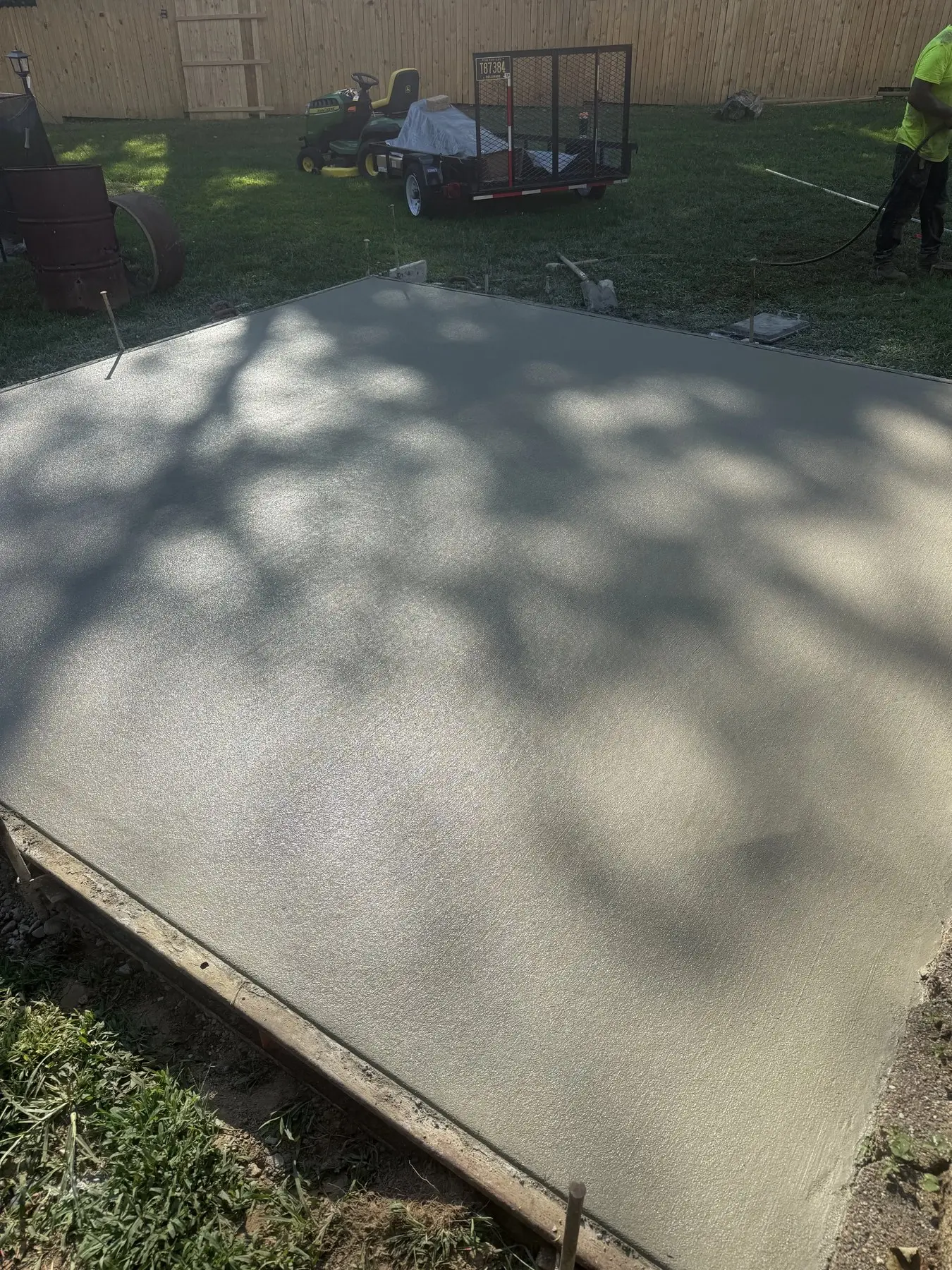 Concrete slab and foundation curing in Delaware