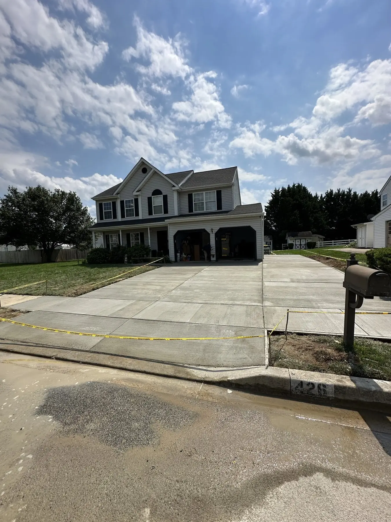 Residential driveway access in Delaware